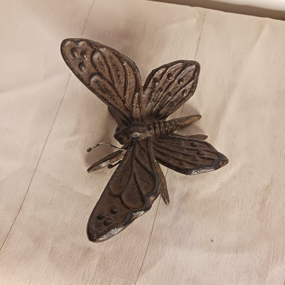 Pot Metal Butterfly Figure
